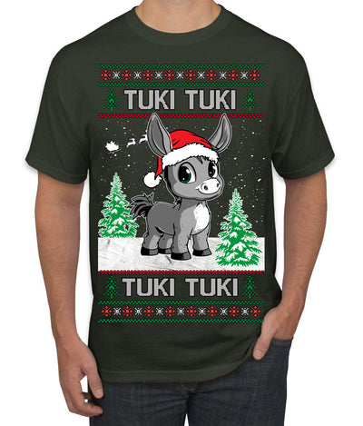Tuki Tuki Tuki Funny Spanish Music Lyrics Ugly Christmas Sweater Men's T-Shirt