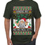 Santa Stripping Money Club Where My Ho's At Ugly Christmas Sweater Men's Graphic T-Shirt