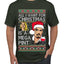 Johnny Depp Amber Heard Drinking Mega Pint Ugly Christmas Sweater Men's Graphic T-Shirt