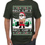 No Lift No Gift Fitness Workout Santa Ugly Christmas Sweater Men's T-Shirt