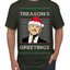 Treason's Greetings Biden President Humor Ugly Christmas Sweater Men's T-Shirt