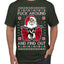 F Around And Find Out Santa Ugly Christmas Sweater Men's T-Shirt