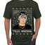 Peso Feliz Navidad Pluma Ugly Christmas Sweater Men's T-Shirt