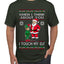When I Think About You I Touch My Elf, Ugly Christmas Sweater Men's T-Shirt