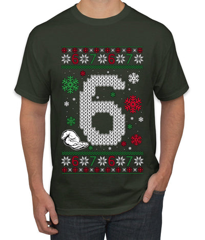 Christmas 6 Meme, Ugly Christmas Sweater Unisex Men's T-Shirt