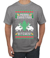 Merry Christmas Bitches Ugly Christmas Sweater Men's Graphic T-Shirt