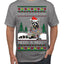 Does Someone Need a Hug? Cute Raccoon Ugly Christmas Sweater Men's T-Shirt