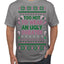Too Hot to Wear an Ugly Sweater, Funny Pink Candy Cane Cut Diva Girl Reindeer Xmas Ugly Christmas Sweater Men's T-Shirt