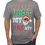Where My Ho's At? Ugly Christmas Sweater Men's T-Shirt