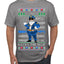 Santa Backs The Blue Pro Police Santa Claus Ugly Christmas Sweater Men's T-Shirt