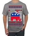 I'm Dreaming Of A Right Christmas Republican GOP  Ugly Christmas Sweater Men's T-Shirt