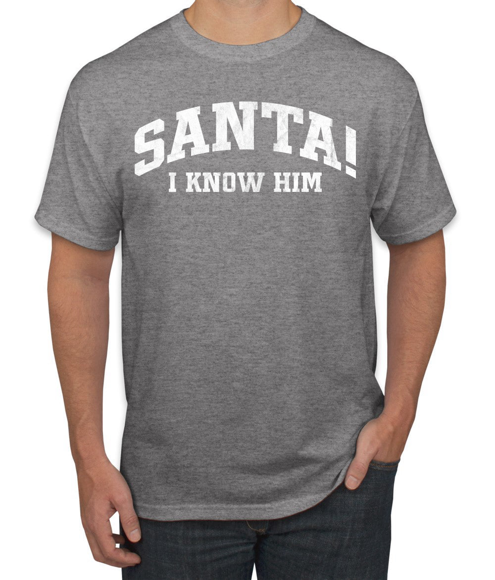 Vintage Movie Quote Santa! I Know Him Christmas Men's T-Shirt