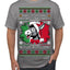 Jing a Di Jing Dominick the Italian Christmas Donkey Ugly Christmas Sweater Men's T-Shirt