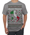 Buon Natale e Felice Anno Nuovo! Merry Christmas and Happy New Year Ugly Christmas Sweater Men's T-Shirt