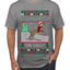 Dachshund Through The Snow, Cute Dog Christmas Sweater, Ugly Christmas Sweater Men's T-Shirt