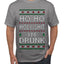 Ho Ho I'm Drunk, Funny Humor Christmas Unisex Sweater, Ugly Christmas Sweater Men's T-Shirt