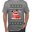 This Santa Loves going down, Funny dirty Humor, Ugly Christmas Sweater Men's T-Shirt