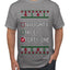Funny Meme List Naughty, Nice, 41, Ugly Christmas Sweater Men's T-Shirt