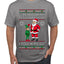 When I Think About You I Touch My Elf, Ugly Christmas Sweater Men's T-Shirt