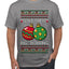 Big and Bobbing, Funny Ugly Christmas Sweater Unisex Men's T-Shirt