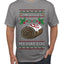 She Loves my Yule Log, Ugly Christmas Sweater Men's T-Shirt