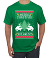 Merry Christmas Bitches Ugly Christmas Sweater Men's Graphic T-Shirt