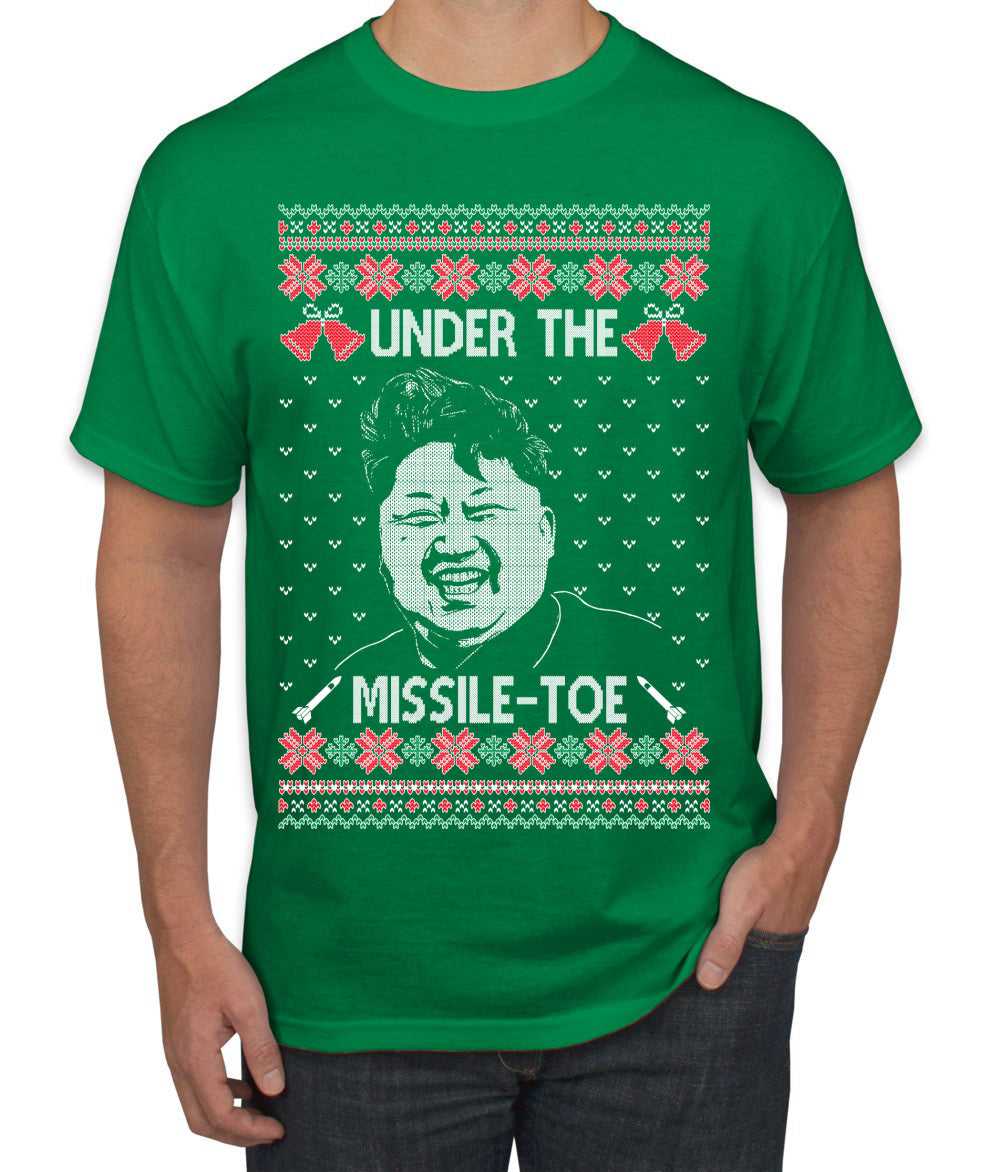 Under The Missle Toe Ugly Christmas Sweater Men's T-Shirt