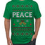 Peace Ugly Christmas Sweater Men's T-Shirt