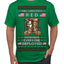 This Christmas RED Remember Everyone Deployed Veteran Ugly Christmas Sweater Men's T-Shirt