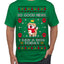 Good News I Saw a Dog Today Funny Ugly Christmas Sweater Men's T-Shirt