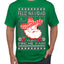 Feliz Navidad Puro Pinche Pari Funny Spanish Song Ugly Christmas Sweater Men's T-Shirt
