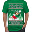 Grandma Got Run Over by a Reindeer, Funny Animated Design Rein Deer Kids TV Song Movie Ugly Christmas Sweater Men's T-Shirt