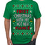 First Christmas With My Hot New Fiance Classic Newlywed Ugly Christmas Sweater Men's T-Shirt
