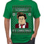 Ho Ho Holy Schnikes Funny 90s Classic Tommy Boy Movie Ugly Christmas Sweater Men's T-Shirt