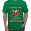 Sleigh My Name Sleigh My Name, Pop Singers, Song Lyrics Pun, Santa Sleigh, Ugly Christmas Sweater Men's T-Shirt