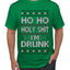Ho Ho I'm Drunk, Funny Humor Christmas Unisex Sweater, Ugly Christmas Sweater Men's T-Shirt