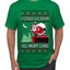 I Could Go Down All Night Long, Ugly Christmas Sweater Men's T-Shirt