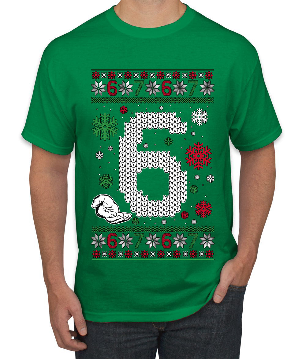 Christmas 6 Meme, Ugly Christmas Sweater Unisex Men's T-Shirt