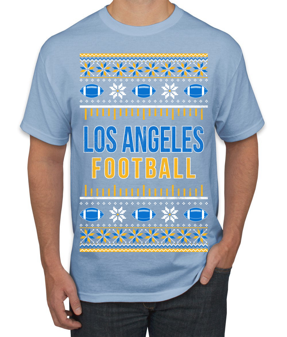 City of Los Angeles LAC American Football Fantasy Fan Ugly Christmas Sweater Unisex Crewneck Sweatshirt