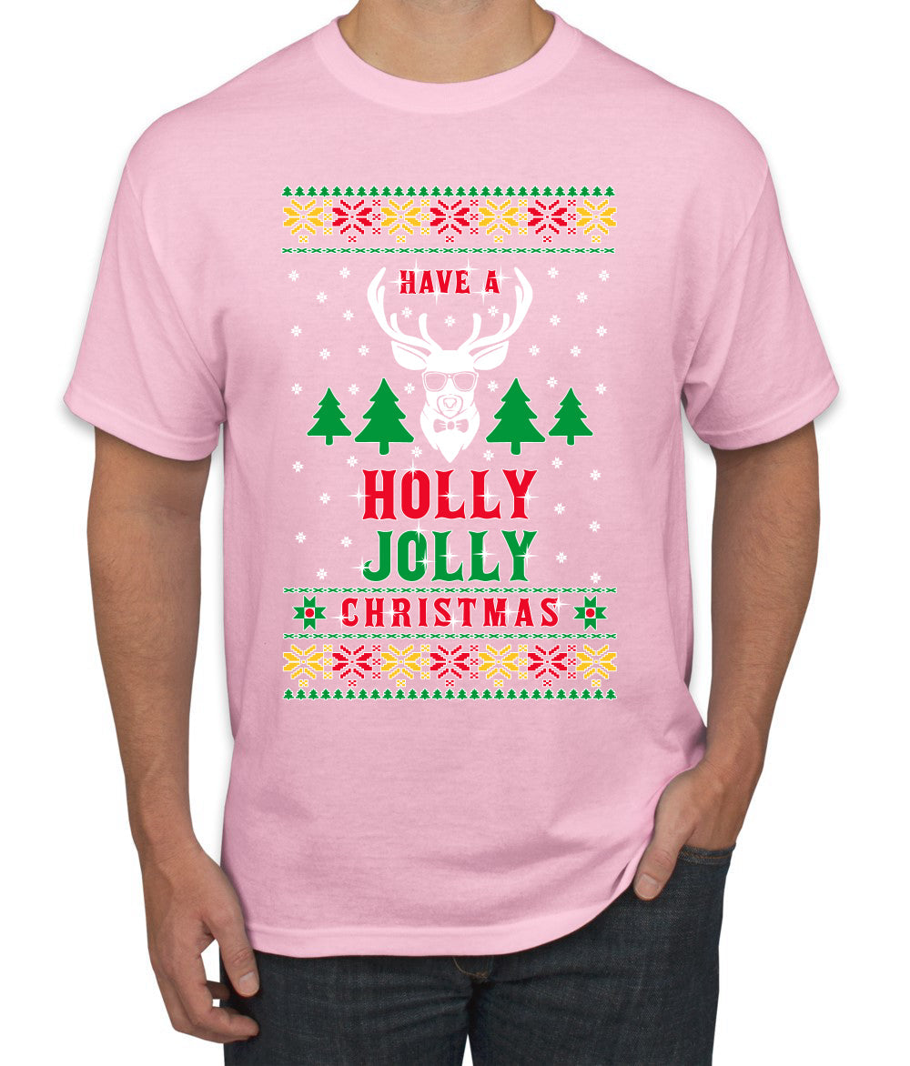 Have A Holly Jolly Christmas Ugly Christmas Sweater Men's Graphic T-Shirt