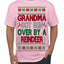 Grandma Got Ran Over by a Reindeer | Classic Xmas Song Holiday Movie Quote Ugly Christmas Sweater Men's T-Shirt