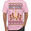 Merry Glizzmas, Funny Glizzy Hot Dog Baby Jesus Catholic Nativity, Fast Food Mustard Condiment Glizzys Humor Ugly Christmas Sweater Men's T-Shirt