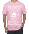 Birthday Boy Jesus Christ Ugly Christmas Sweater Men's T-Shirt