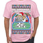 Santa Game Show I'd Like To Solve the Puzzle Wheel Ugly Christmas Sweater Men's T-Shirt