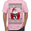F Around And Find Out Santa Ugly Christmas Sweater Men's T-Shirt