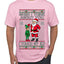 When I Think About You I Touch My Elf, Ugly Christmas Sweater Men's T-Shirt