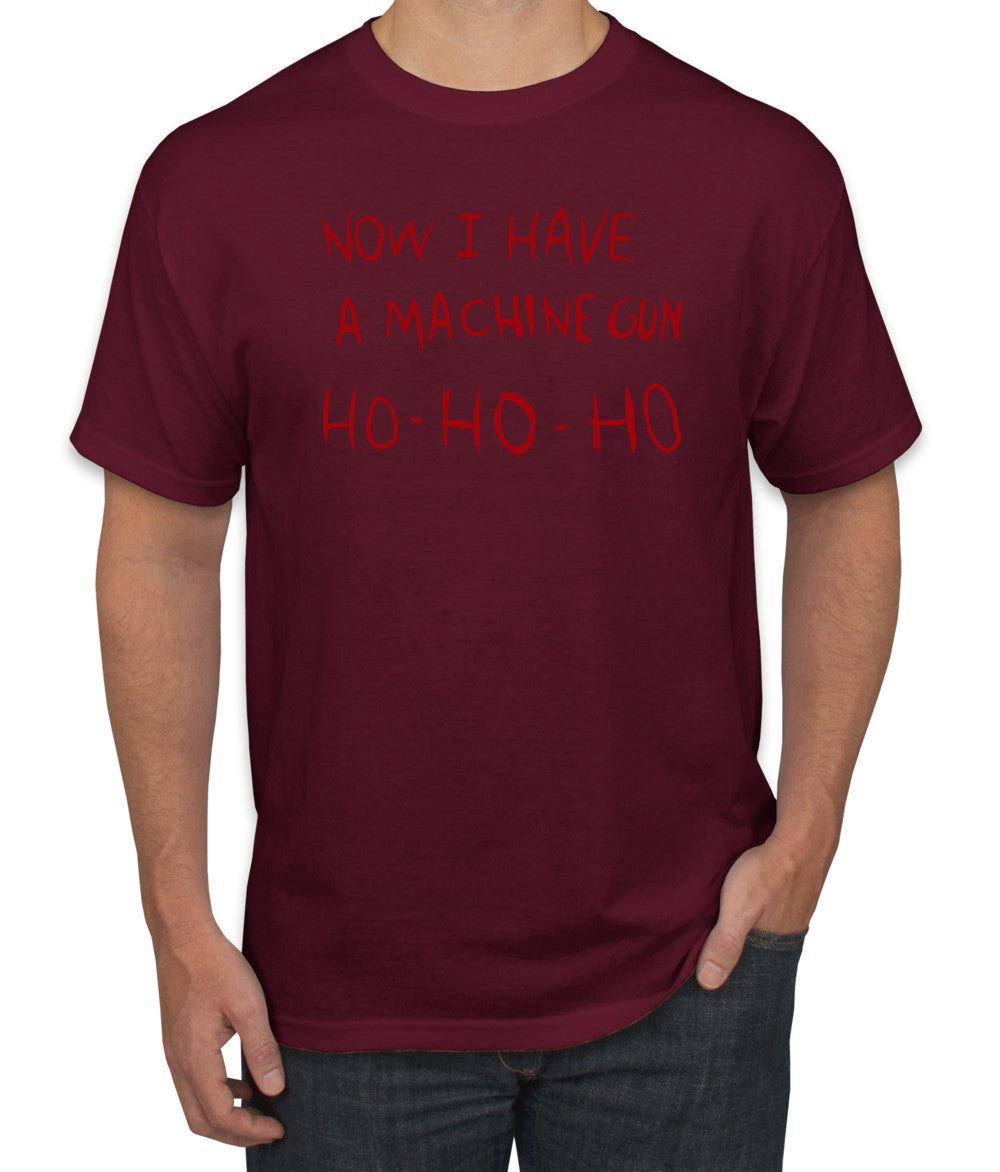Die Hard Now I Have a Machine Gun Ho ho ho Christmas Men's Graphic T-Shirt