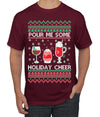 Pour Me Some Holiday Cheer Ugly Christmas Sweater Men's T-Shirt