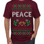 Peace Ugly Christmas Sweater Men's T-Shirt