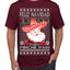 Feliz Navidad Puro Pinche Pari Funny Spanish Song Ugly Christmas Sweater Men's T-Shirt